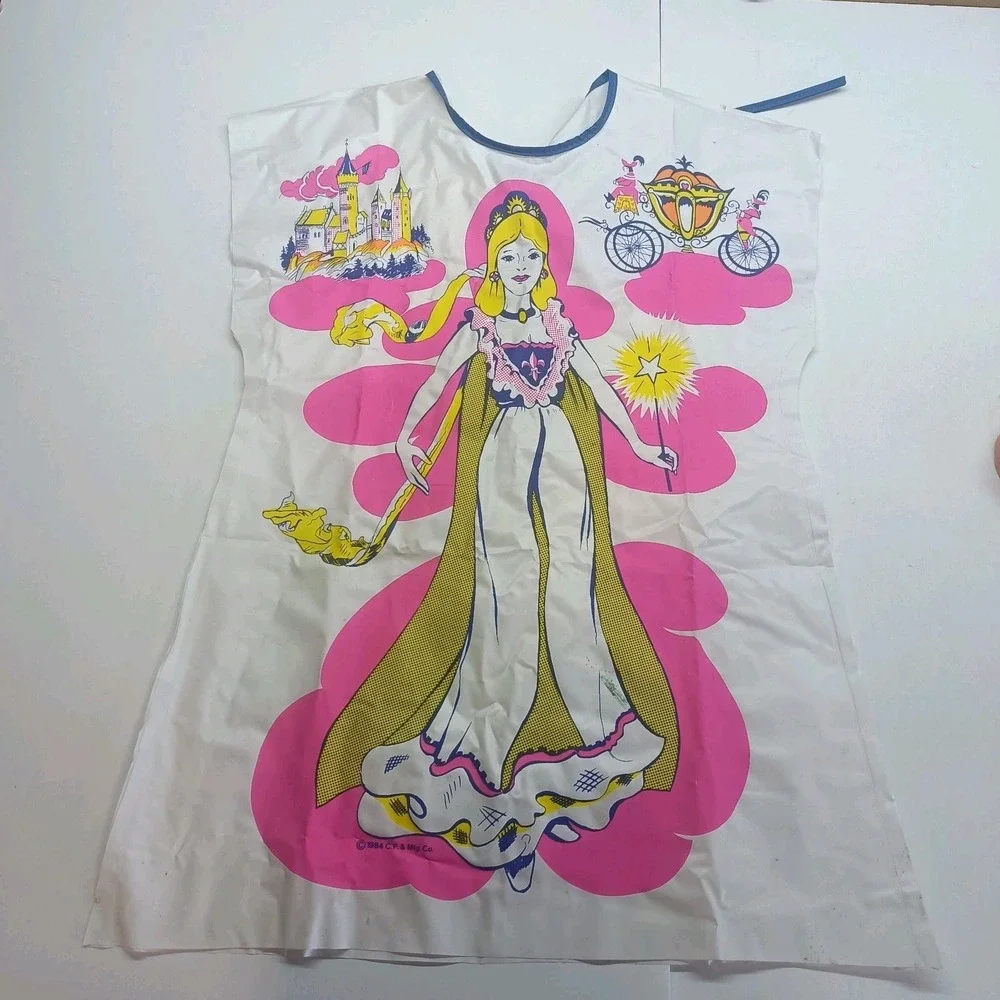 Vintage 1984 Collegeville C.F. & Mfg Princess Halloween Costume With Mask‎